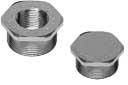 Metal Reducing Rings, Screw Plugs and Adapter