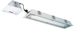 Ex-recessed ceiling emergency light fitting eLLB 20 36/36 NIB 2/6-2M, Sheet Metal, painted