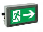 Ex-Escape Sign Luminaires Ex-LITE with silk screened legend PR 1 x M25 plastic gland, 1 x screwing plug M25