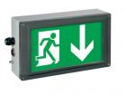 Ex-Escape Sign Luminaires Ex-LITE with silk screened legend PU 1 x M20 metal gland, 1 x screwing plug M20