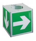 Exit sign cube for Ex-signal and emergency light fitting dKLK 23