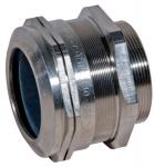 Ex-e cable gland CMDEL ISO brass nickel plated ISO M10 x 1,5