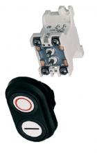 Double pushbutton DDT 2 NC, silver contacts
