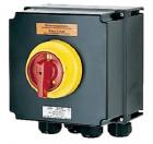 Industry safety switch 80 A 6-pole, EMERGENCY-STOP, 2 auxiliary contacts