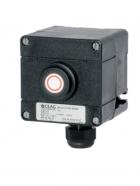 Ex-control unit GHG 411 81, 1 x pushbutton DRT, label  0, I, START, STOP