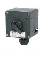 Ex-control unit GHG 411 81, 1 x control switch SCT, change over SW 6, label  HAND -AUTO
