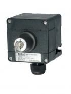 Ex-control unit GHG 411 81, 1 x key operated switch SLS, label  I - 0 - II