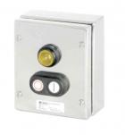 Ex-control unit GHG 414, 1 x signal lamp SIL, 1 x double pushbutton DDT
