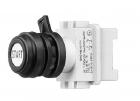 Pushbutton, 1 NO + 1 NC, silver contacts for panel mounting 418 811
