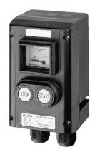 Ex-control unit GHG 432, 1 x measuring instrument AM 45, 1 x double pushbutton DDT