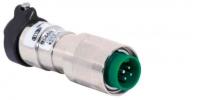 eXLink 4 pole + PE Plug 1.5 mm² crimp, stainless steel, cable diameter 7,5-11 mm, with locking device