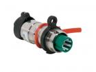 eXLink 6+1 Connector 1.5 mm, Crimp, nickel plated brass, Cable diameter 11-16 mm, with locking device