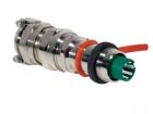 eXLink 6+1 Connector 2.5 mm², Crimp, nickel plated brass, armoured cable diameter 16-26 mm, with locking device