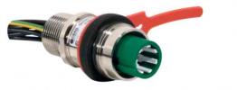 eXLink 6+1 Receptacle stainless steel NPT 3/4'' 2,5 mm wire, 30 cm, with locking device