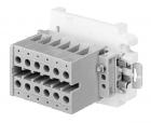 Terminals KLM terminal UT 4 with 12 x Ex-e terminals UT 4 and 2 x PE Ex-e terminals