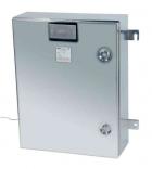 Empty Terminal Enclosure Ex-Cell 60/76/20, 304 stainless steel, horizontal fixing lugs, 1/4 turn lock fastening or bolt fastening (-B), no gland plate